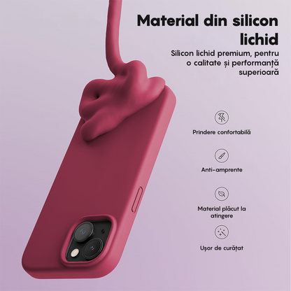 Husa Soft Silicone - iPhone 14 - Burgundy