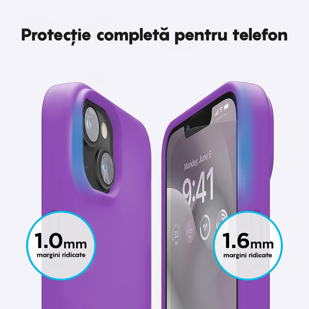 Husa Soft Silicone - iPhone 14 Plus - Light Purple