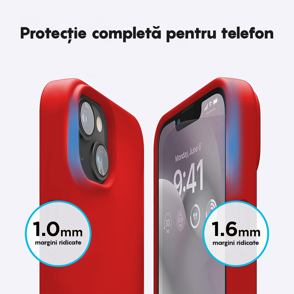 Husa Soft Silicone - iPhone 14 Plus - Red