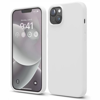 Husa Soft Silicone - iPhone 14 Plus - Alb