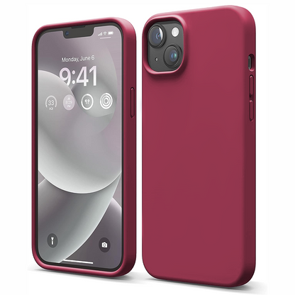 Husa Soft Silicone - iPhone 14 Plus - Burgundy