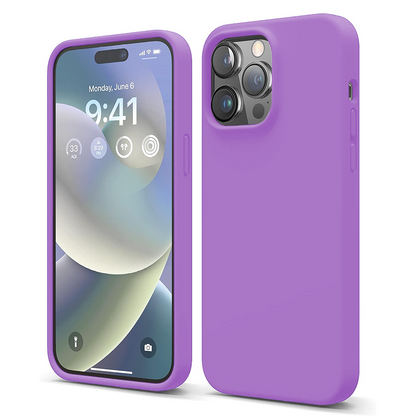 Husa Soft Silicone - iPhone 14 Pro Max - Light Purple