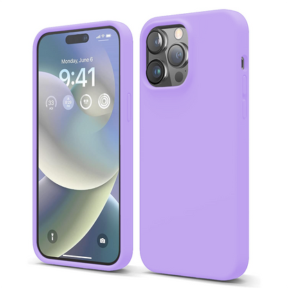 Husa Soft Silicone - iPhone 14 Pro Max - Light Lilac