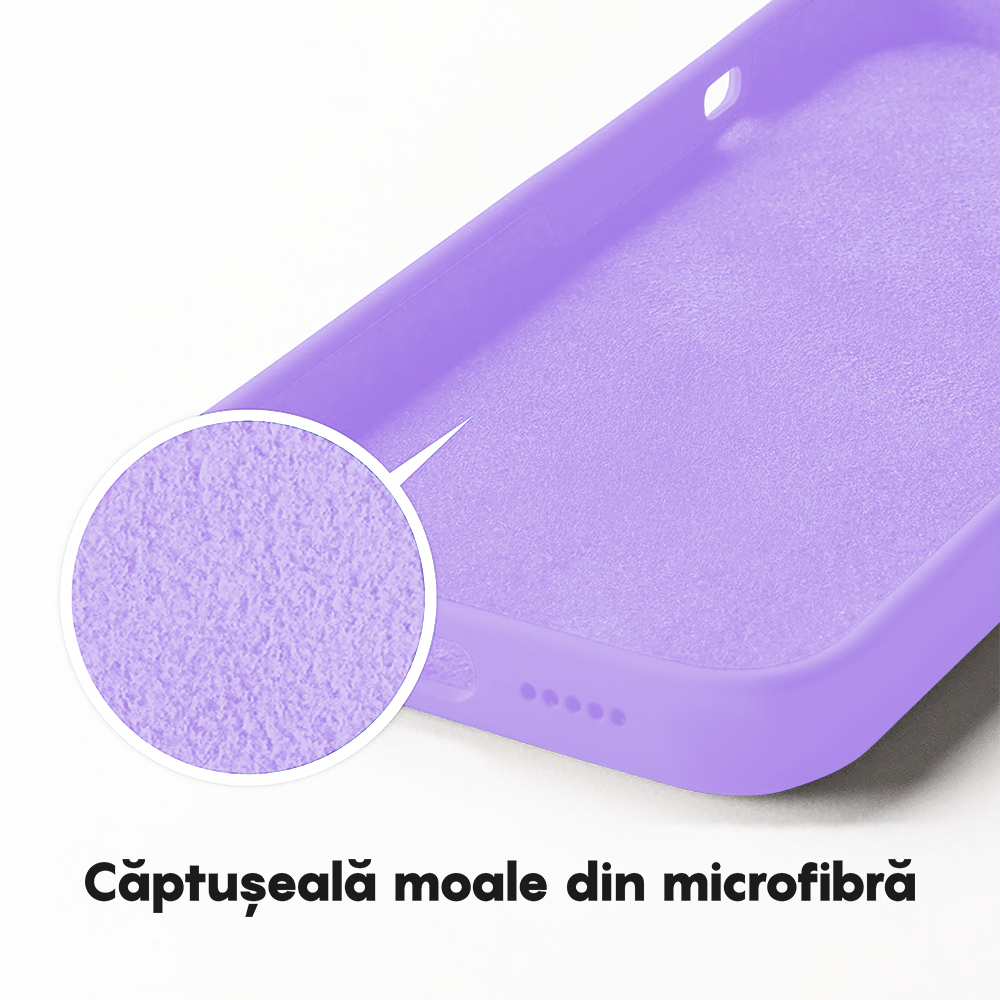 Husa Soft Silicone - iPhone 14 Pro Max - Light Lilac