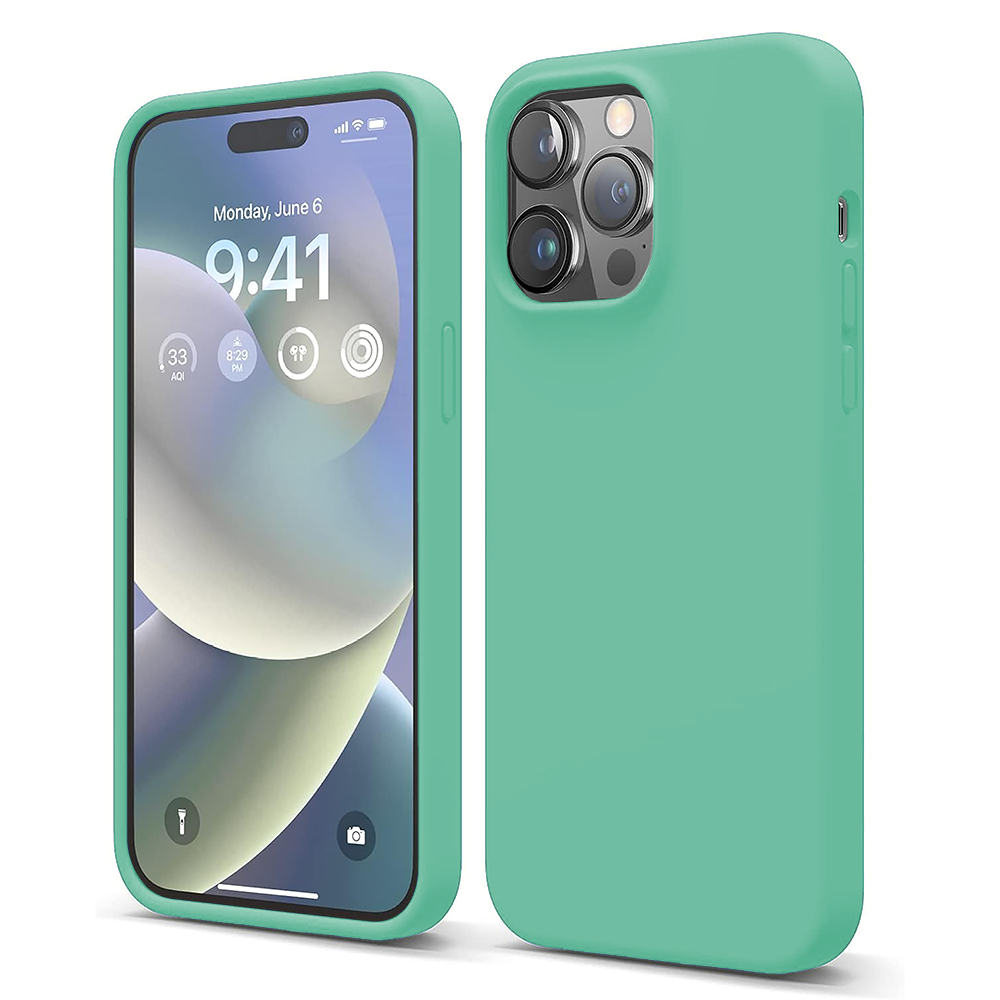 Husa Soft Silicone - iPhone 14 Pro Max - Webster Green