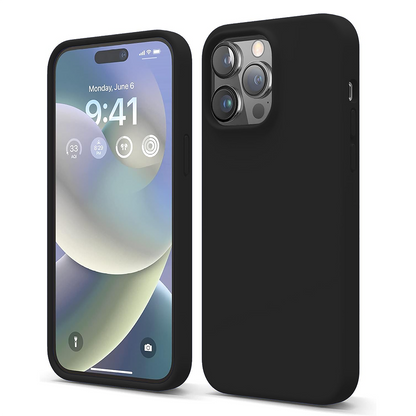 Husa Soft Silicone - iPhone 14 Pro Max - Negru