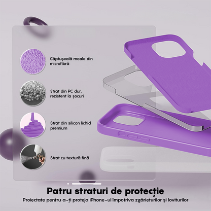 Husa Soft Silicone - iPhone 14 Pro - Light Purple