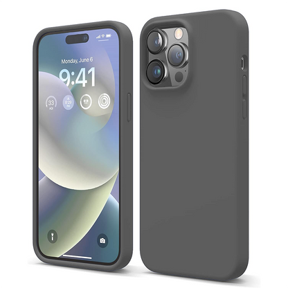 Husa Soft Silicone - iPhone 14 Pro - Dark Gray