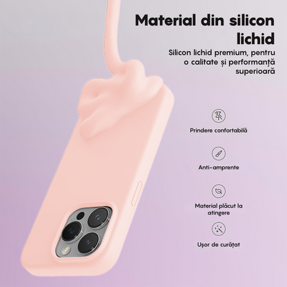 Husa Soft Silicone - iPhone 14 Pro - Pink Sand