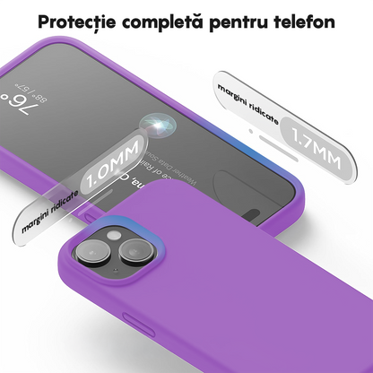 Husa Soft Silicone - iPhone 15 - Light Purple