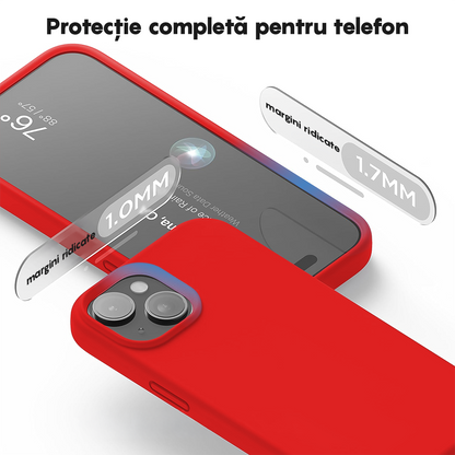Husa Soft Silicone - iPhone 15 - Rosu