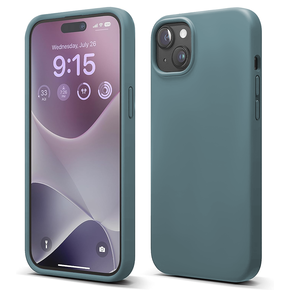 Husa Soft Silicone - iPhone 15 Plus - Midnight Blue