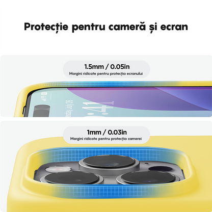 Husa Soft Silicone - iPhone 15 Pro Max - Galben