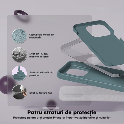 Husa Soft Silicone - iPhone 15 Pro - Midnight Blue