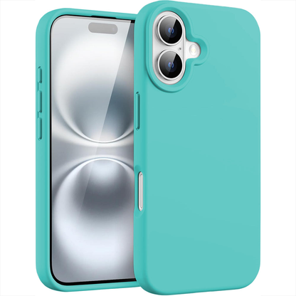 Husa Soft Silicone - iPhone 16 - Turcoaz
