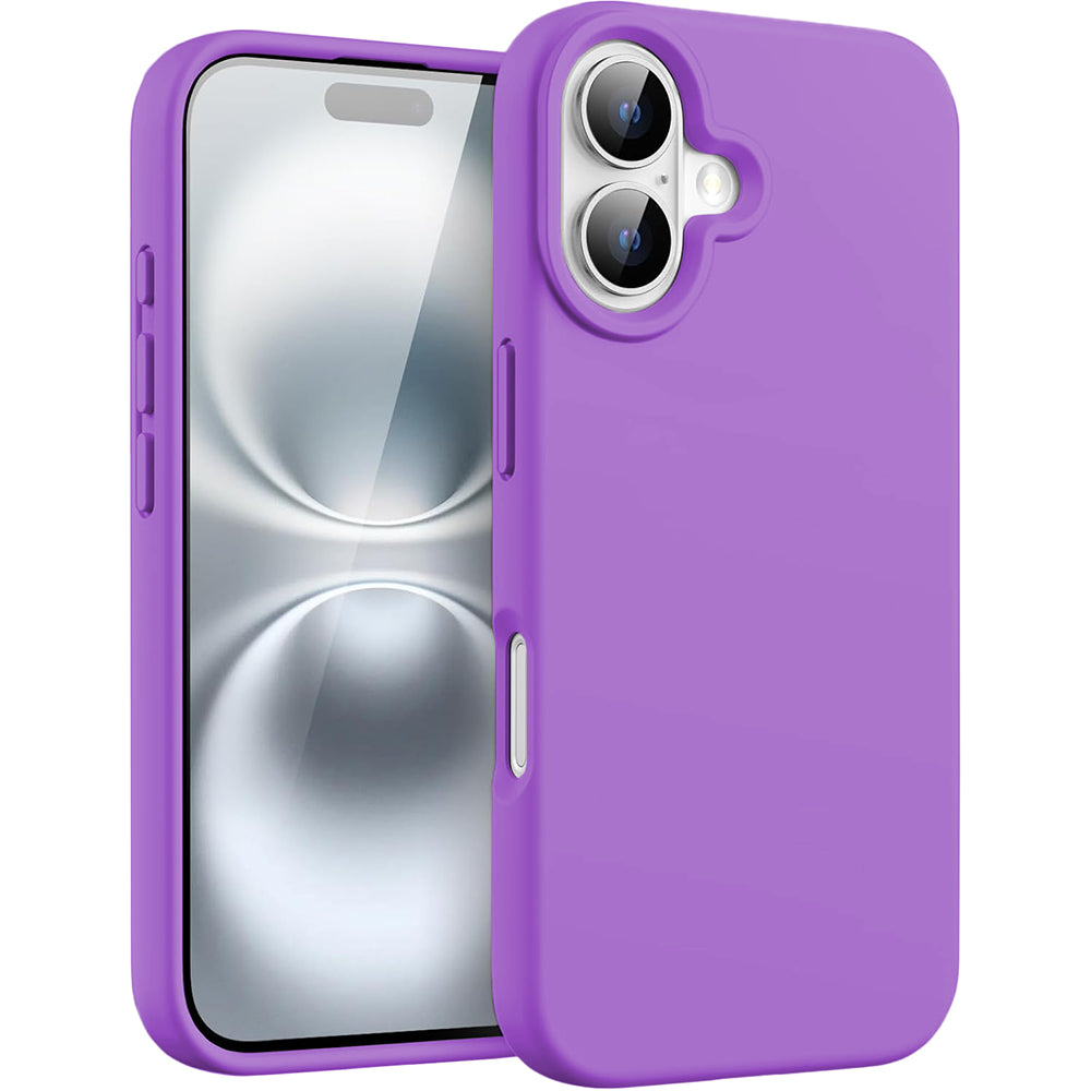 Husa Soft Silicone - iPhone 16 - Light Purple