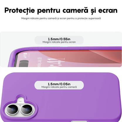 Husa Soft Silicone - iPhone 16 - Light Purple