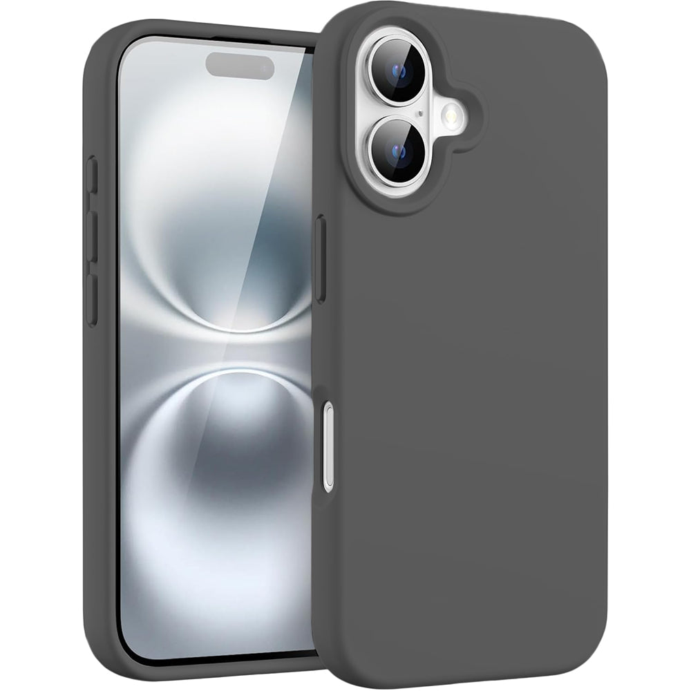 Husa Soft Silicone - iPhone 16 - Dark Grey