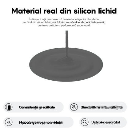 Husa Soft Silicone - iPhone 16 - Dark Grey