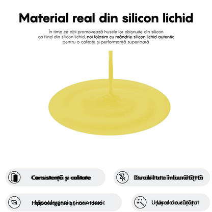Husa Soft Silicone - iPhone 16 - Galben