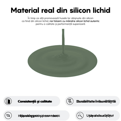 Husa Soft Silicone - iPhone 16 - Webster Green