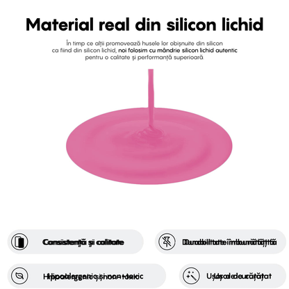 Husa Soft Silicone - iPhone 16 - Fuchsia