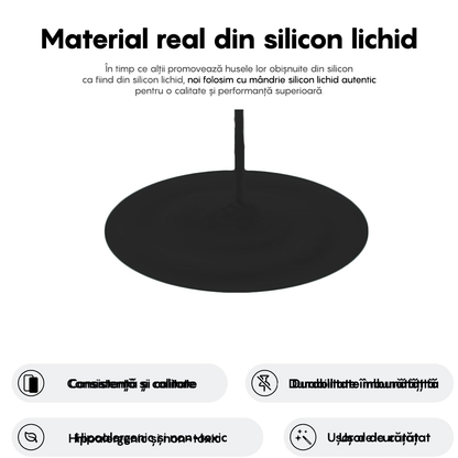 Husa Soft Silicone - iPhone 16 - Negru