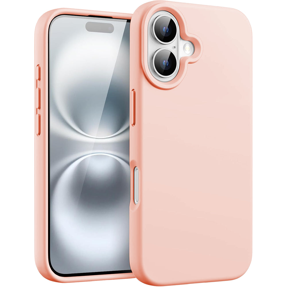 Husa Soft Silicone - iPhone 16 - Pink Sand