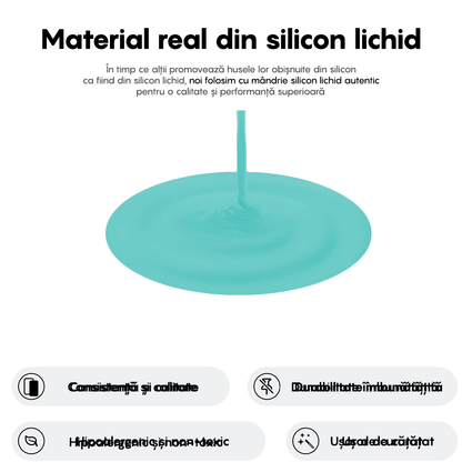 Husa Soft Silicone - iPhone 16 Plus - Turcoaz