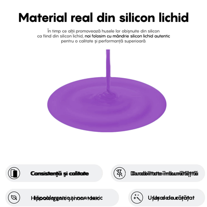 Husa Soft Silicone - iPhone 16 Plus - Light Purple