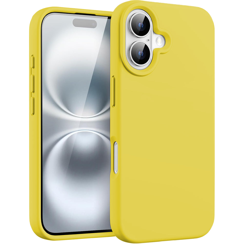 Husa Soft Silicone - iPhone 16 Plus - Galben