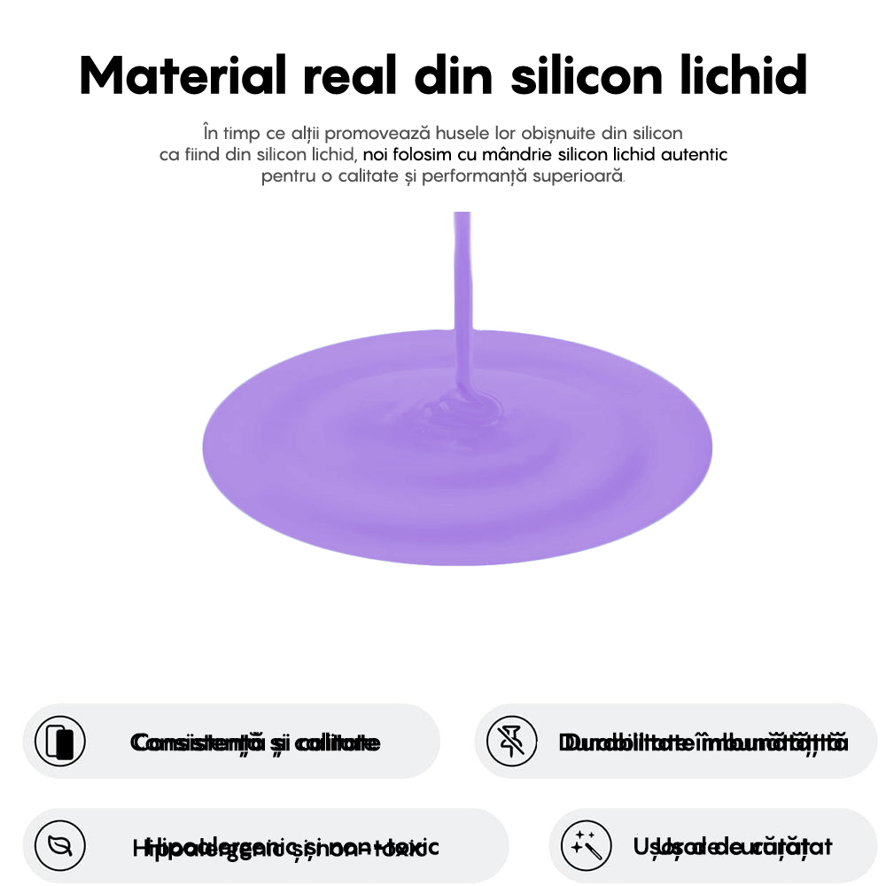 Husa Soft Silicone - iPhone 16 Plus - Light Lilac