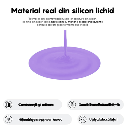 Husa Soft Silicone - iPhone 16 Plus - Light Lilac