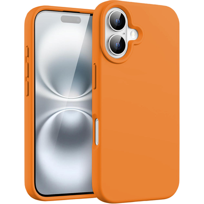 Husa Soft Silicone - iPhone 16 Plus - Nectarine