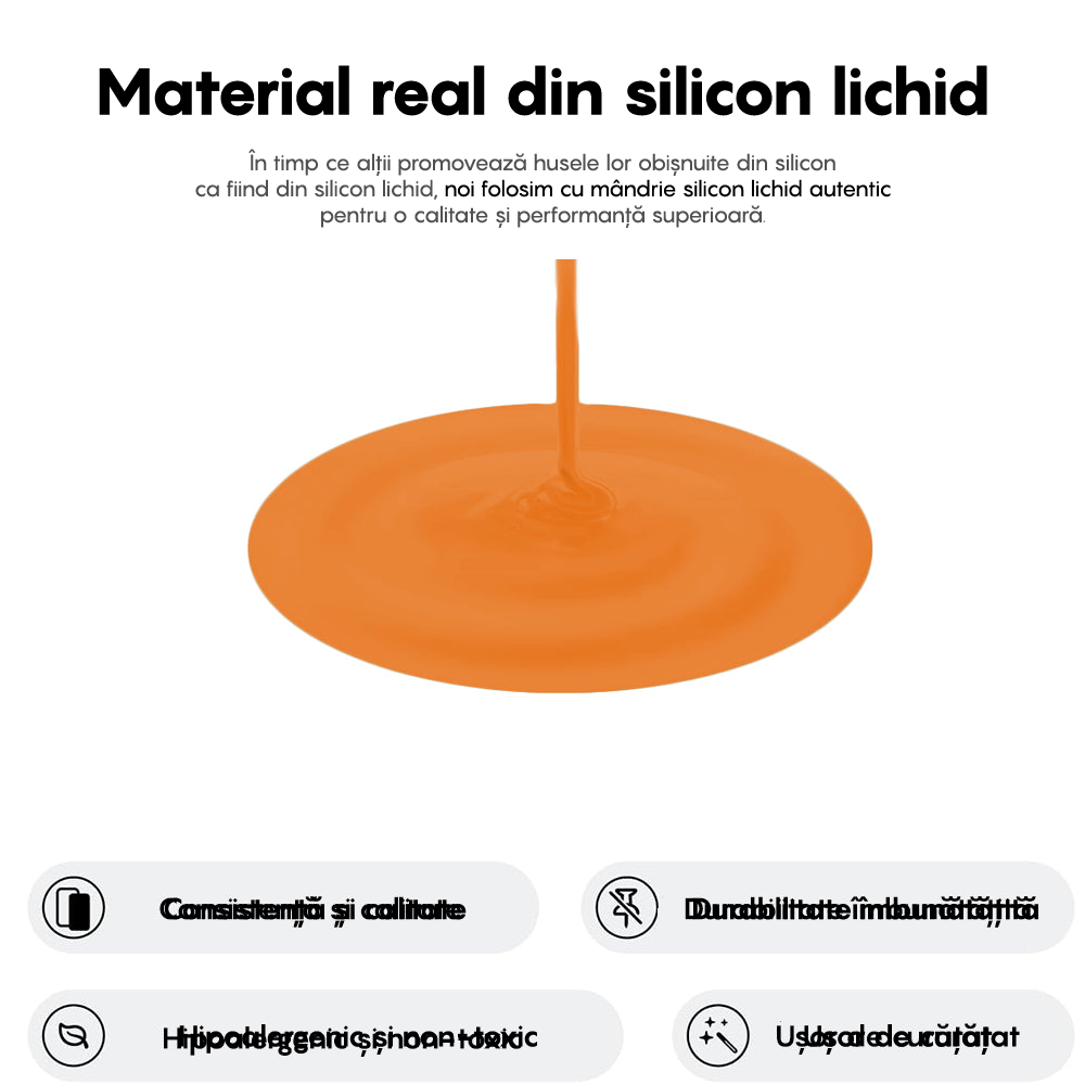 Husa Soft Silicone - iPhone 16 Plus - Nectarine