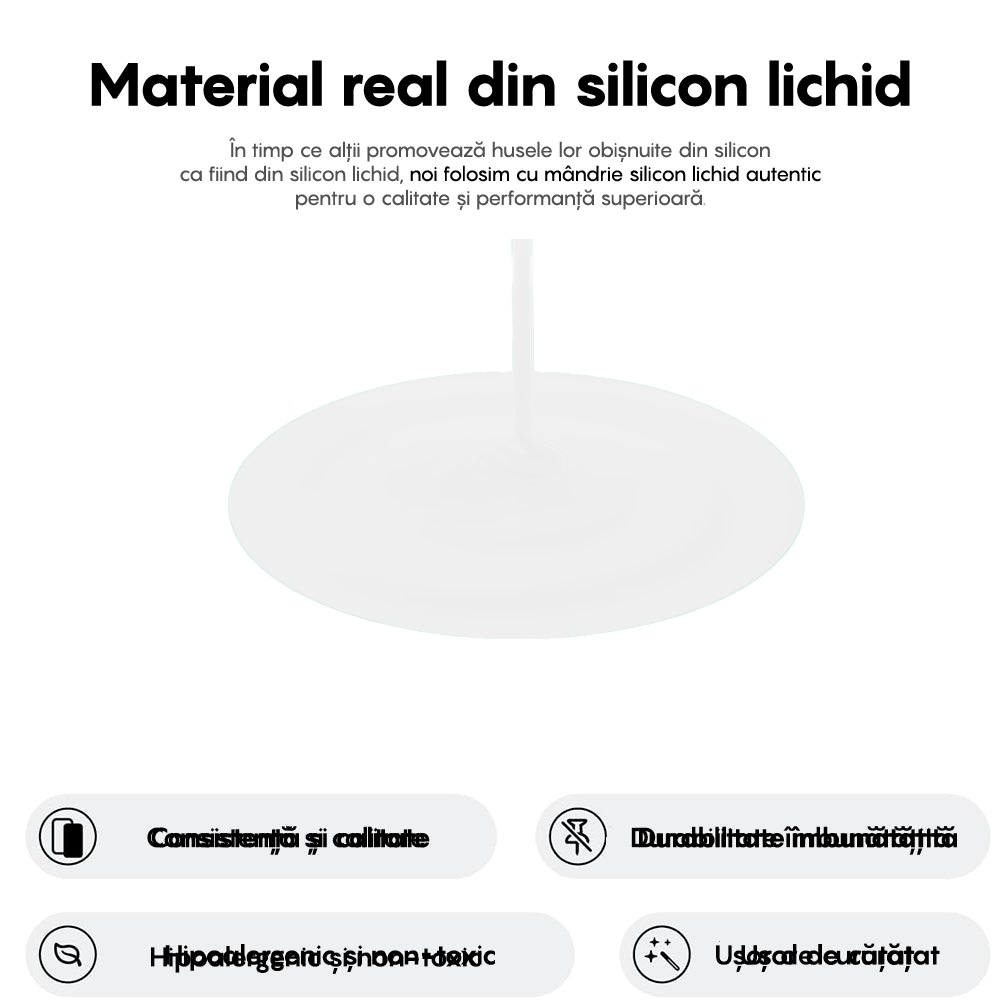 Husa Soft Silicone - iPhone 16 Plus - Alb