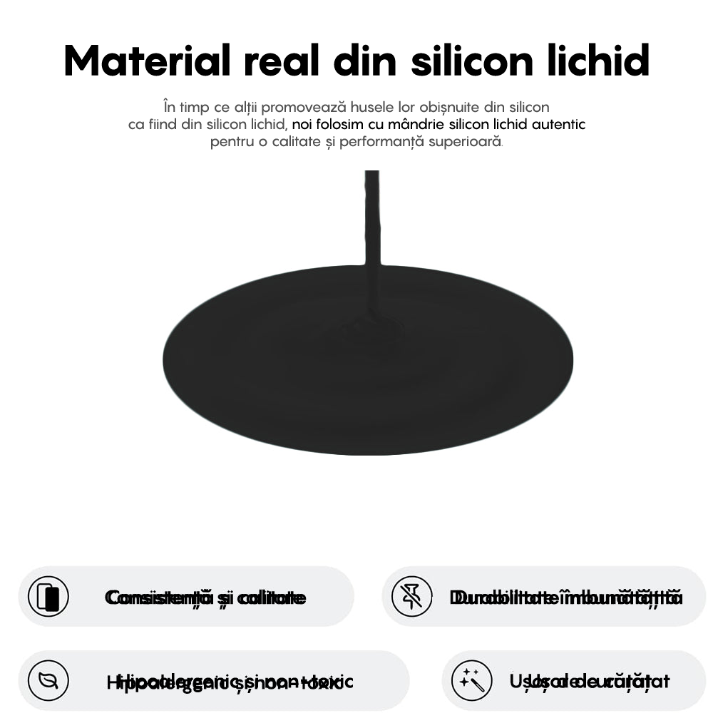 Husa Soft Silicone - iPhone 16 Plus - Negru