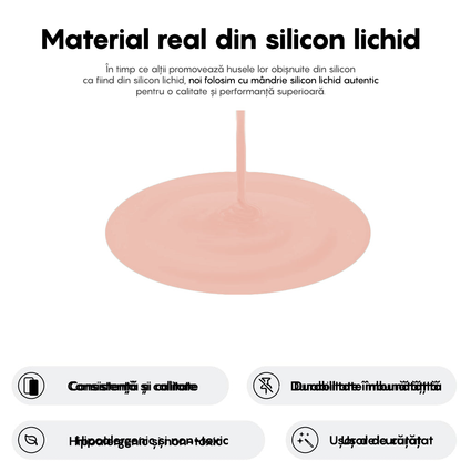 Husa Soft Silicone - iPhone 16 Plus - Pink Sand