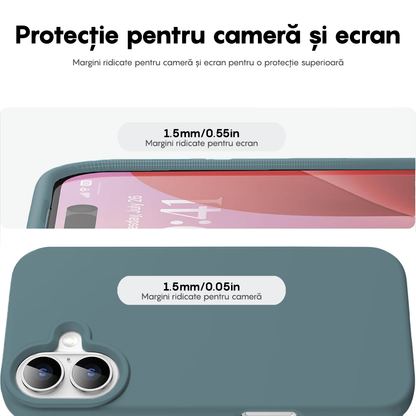 Husa Soft Silicone - iPhone 16 Plus - Midnight Blue