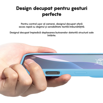 Husa Soft Silicone - iPhone 16 Pro Max - Cadet Blue