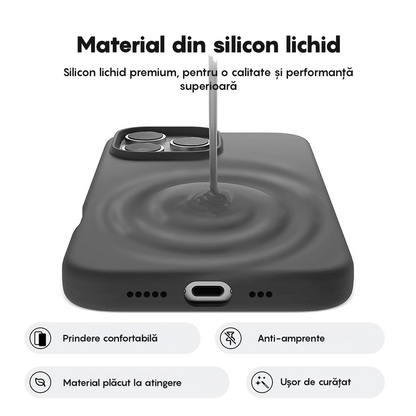 Husa Soft Silicone - iPhone 16 Pro Max - Dark Grey