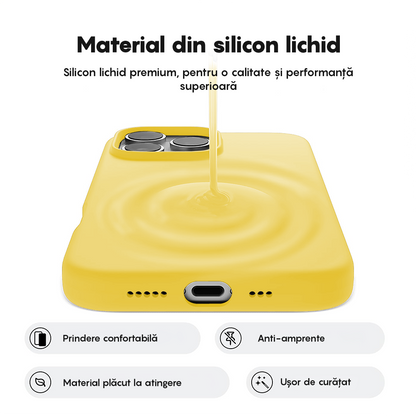 Husa Soft Silicone - iPhone 16 Pro Max - Galben
