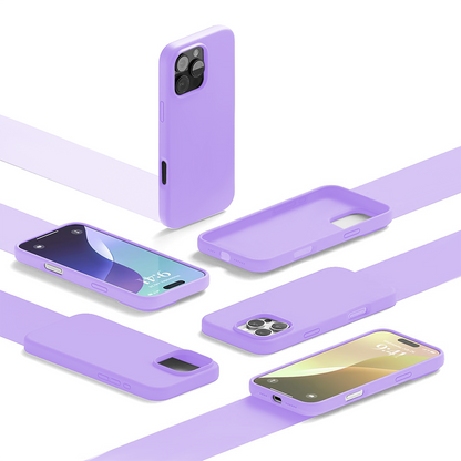 Husa Soft Silicone - iPhone 16 Pro Max - Light Lilac