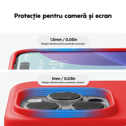 Husa Soft Silicone - iPhone 16 Pro Max - Rosu