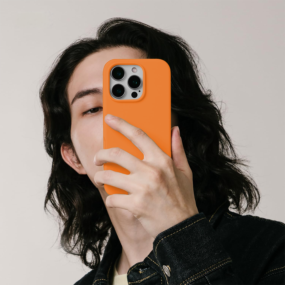 Husa Soft Silicone - iPhone 16 Pro Max - Nectarine