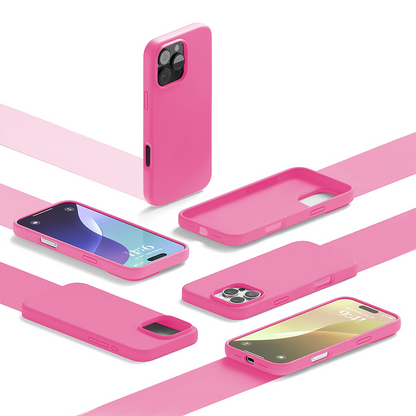 Husa Soft Silicone - iPhone 16 Pro Max - Fuchsia