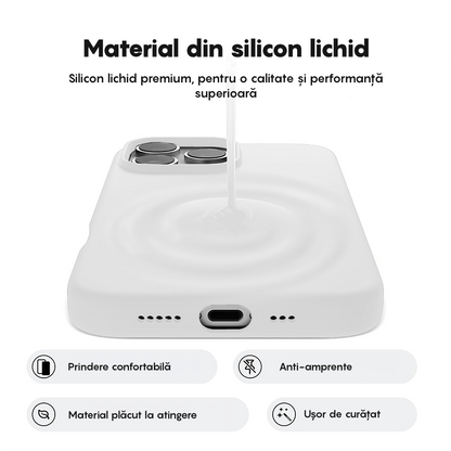 Husa Soft Silicone - iPhone 16 Pro Max - Alb