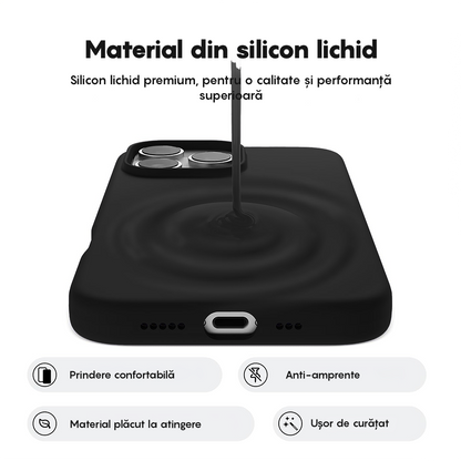 Husa Soft Silicone - iPhone 16 Pro Max - Negru
