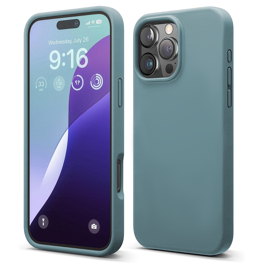 Husa Soft Silicone - iPhone 16 Pro Max - Midnight Blue
