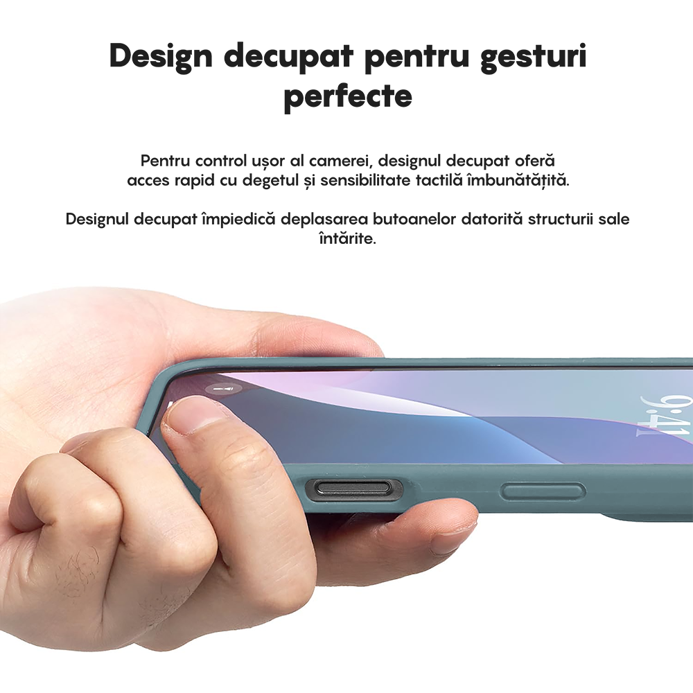 Husa Soft Silicone - iPhone 16 Pro Max - Midnight Blue